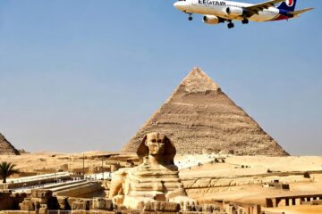 El Quseir Pyramiden ausflug Flugzeug