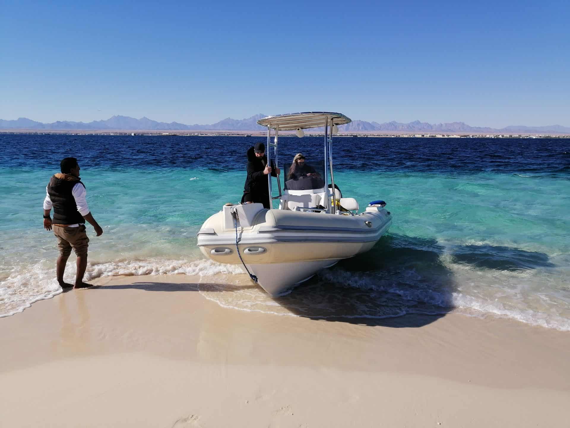 DELFIN tour hurghada privat mit schnellboot