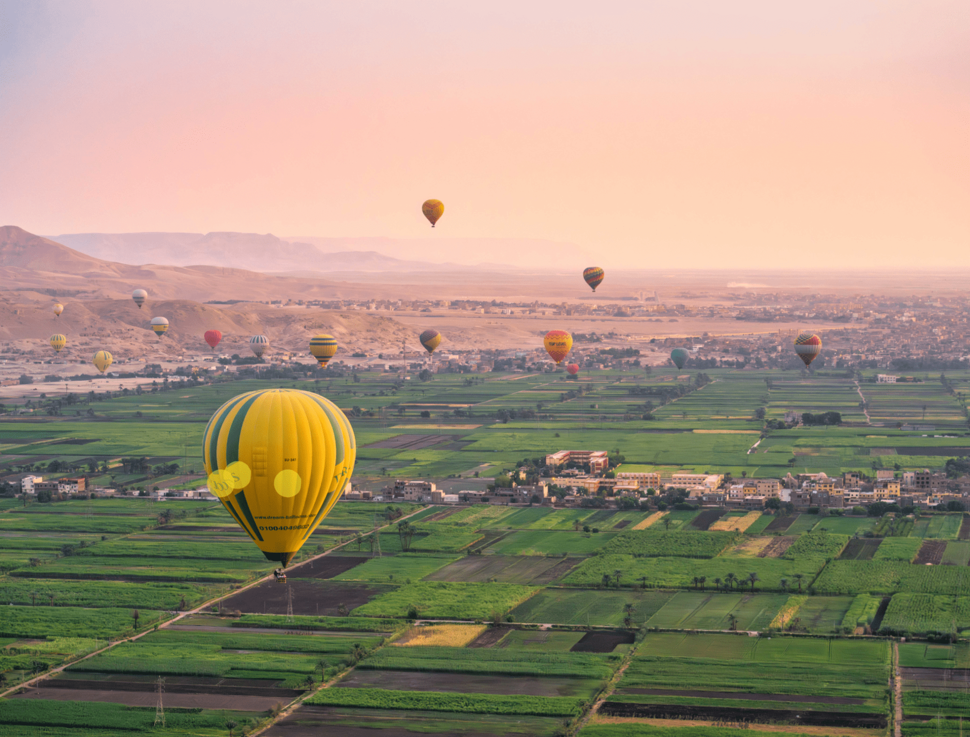 Luxor Ausflug mit Heißluftballonfahrt