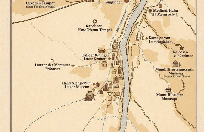 Luxor sehenswürdigkeiten Karte